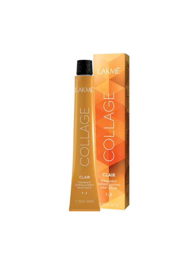 لاكمي كولاج كلير صبغة شعر أشقر فائق 12/30، أشقر ذهبي فائق، 60 مل - Image 2