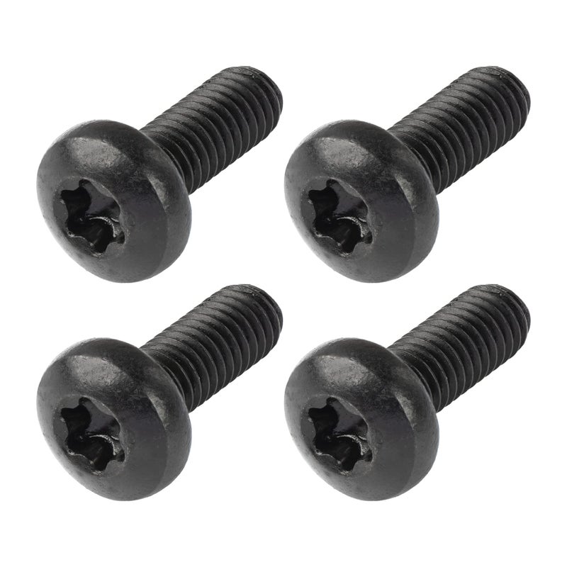 MAKERS BOLT Black Stainless License Plate Screws Compatible with Toyota Lexus Honda 4 Pack M610 x 16mm Security T30 Torx - Image 3