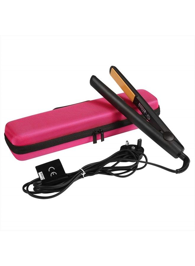Faylapa Hard Carry Case for Classic Hair Straightener Curling Irons Styler,Hair Straightener EVA Case(Accessories Not Include,Pink) - Image 2