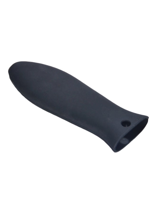 Loquat Non-Slip Silicone Hot Handle Holder Potholder Cast Iron Skillet Grip Sleeve Cover Black 14*14*14cm - Image 1