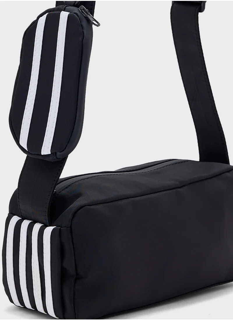 Ginger Stripe Detail Crossbody Bag