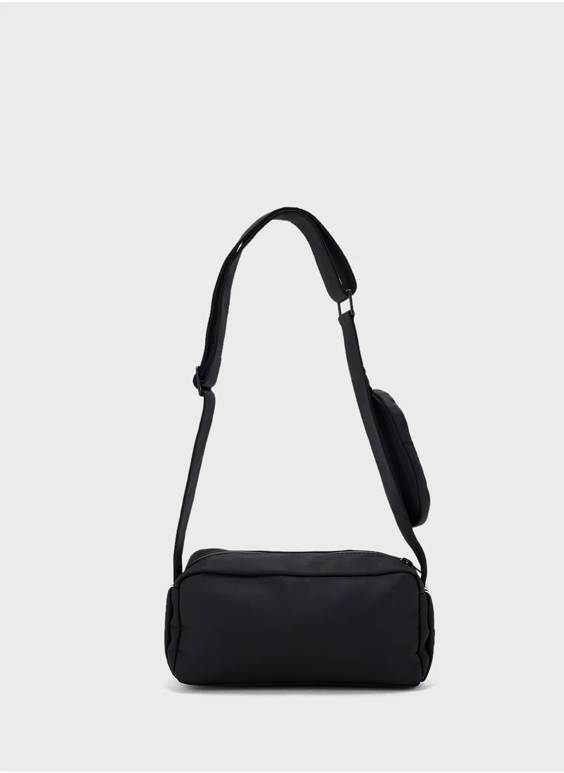Ginger Stripe Detail Crossbody Bag