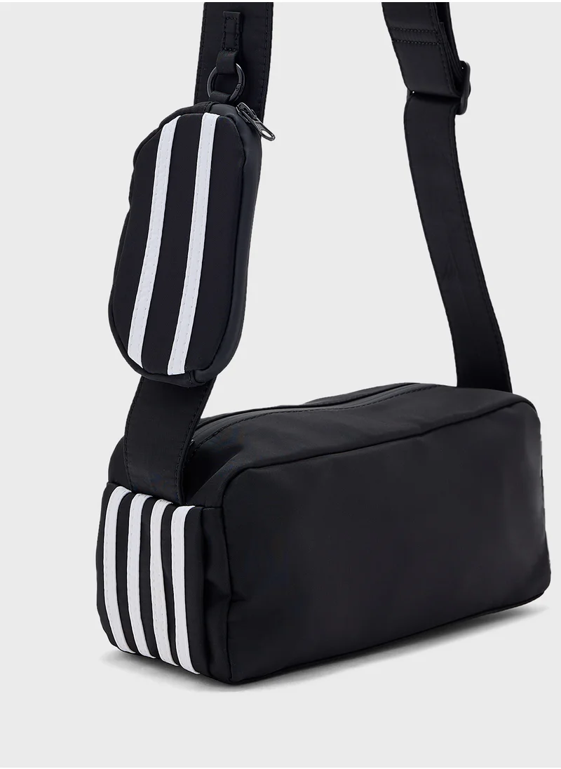 Ginger Stripe Detail Crossbody Bag