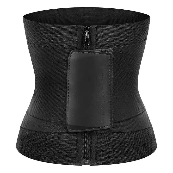 Bluejw Tummy Control Body Shaper Belt - Waist Trimmers Girdle Fajas - Hook & Zip Corset - Double Compression Waist Belt Body Shaper - Image 3