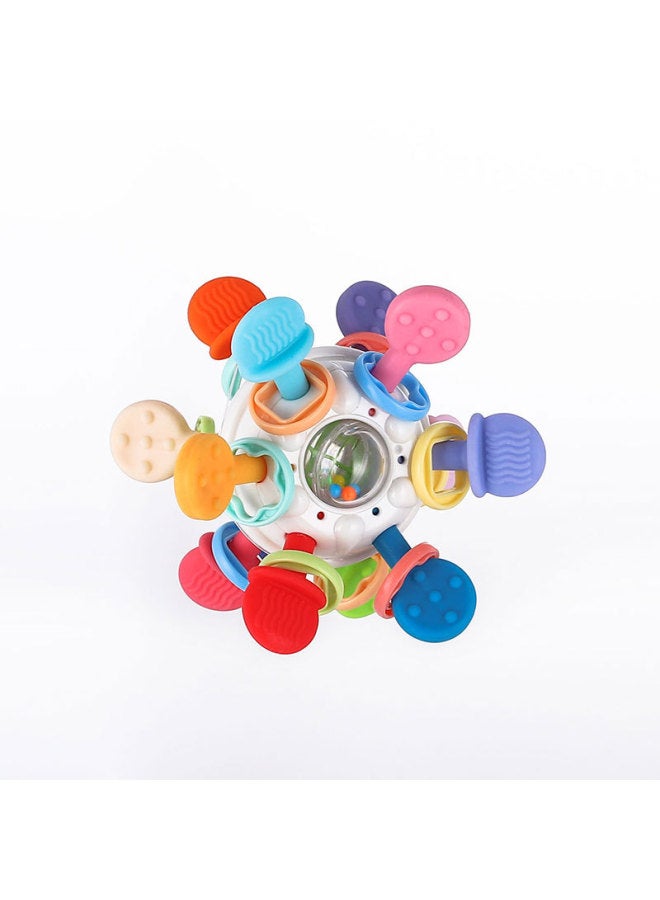 ألعاب الأطفال 0-1 سنة لغز التعليم المبكر للأطفال طحن الغراء مانهاتن اليد فهم الكرة التدريب خشخشة عبر الحدود اللون: أرجواني - Image 5