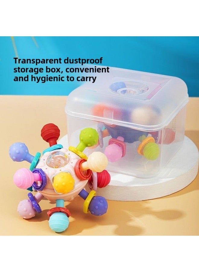 ألعاب الأطفال 0-1 سنة لغز التعليم المبكر للأطفال طحن الغراء مانهاتن اليد فهم الكرة التدريب خشخشة عبر الحدود اللون: أرجواني - Image 3