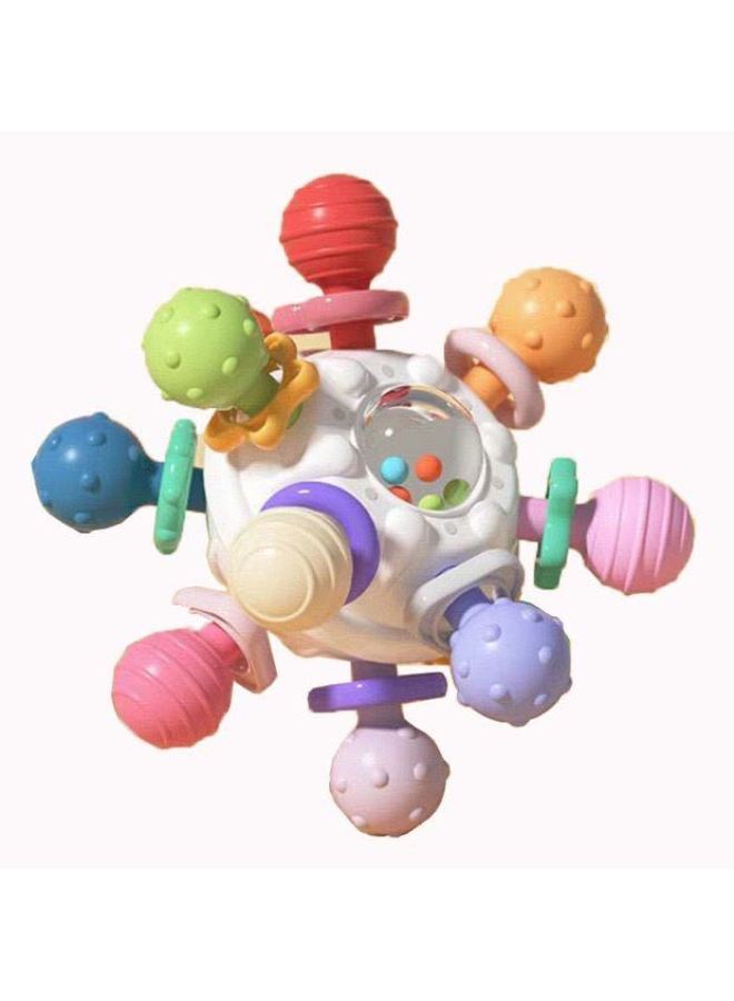 ألعاب الأطفال 0-1 سنة لغز التعليم المبكر للأطفال طحن الغراء مانهاتن اليد فهم الكرة التدريب خشخشة عبر الحدود اللون: أرجواني - Image 2