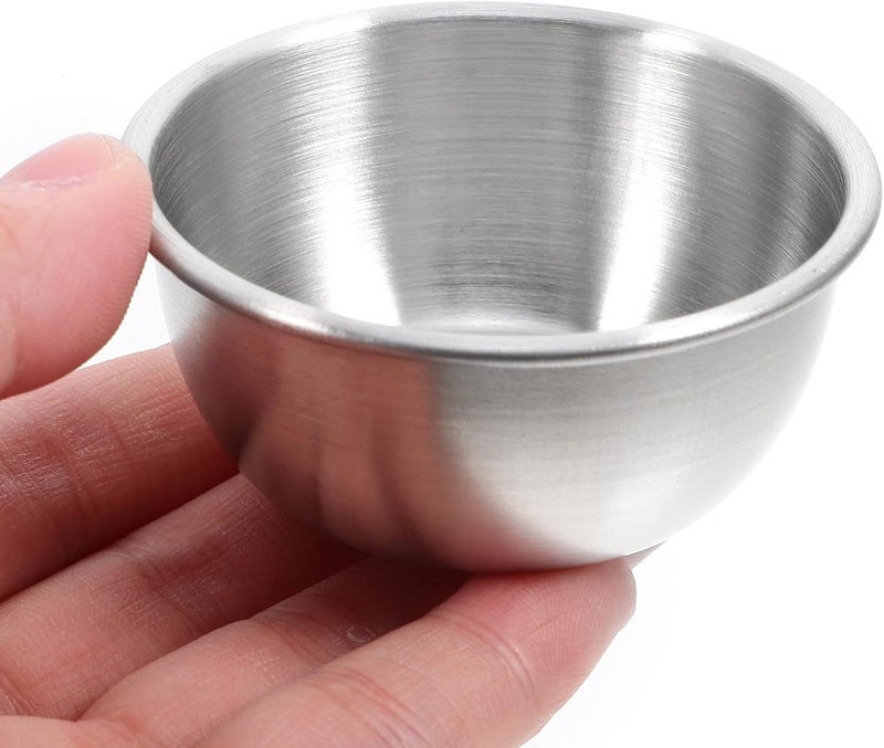 ABOOFAN 6pcs 50ml Stainless Steel Sauce Containers Condiment Cups for Ketchup and Soy Sauce Small Food Seasoning Bowls Sturdy Dining Serveware for Home and Restaurant - Image 4