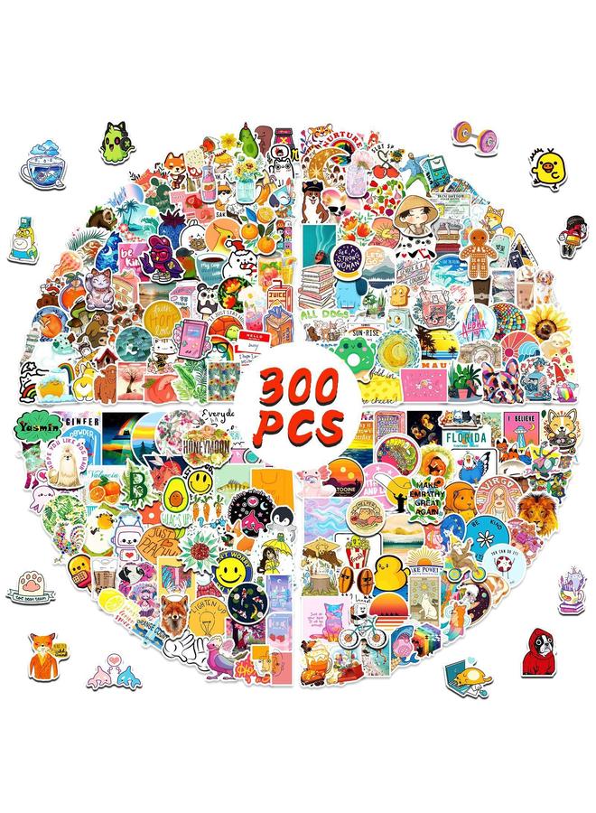 Bluejw 300 Small Fresh Ins Style Cute Stickers Mobile Phone Luggage Notebook Scooter Cup Refrigerator Stickers - Image 2