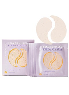 Patchology Patchology Serve Chilled Bubbly Eye Gels with Niacinamide, Hydrating Under Eye Patches with Niacinamide and Vitamin C, Under Eye Gel Pads with Gel Technology, Facial Skin Care Products - 5 Pairs  - Image 1