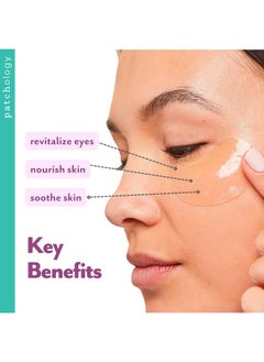 Patchology Patchology Serve Chilled Bubbly Eye Gels with Niacinamide, Hydrating Under Eye Patches with Niacinamide and Vitamin C, Under Eye Gel Pads with Gel Technology, Facial Skin Care Products - 5 Pairs  - Image 3