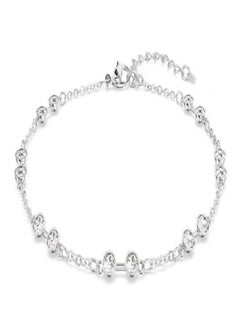 Remix Collection Strand Round Cut Silver Rhodium Plated
