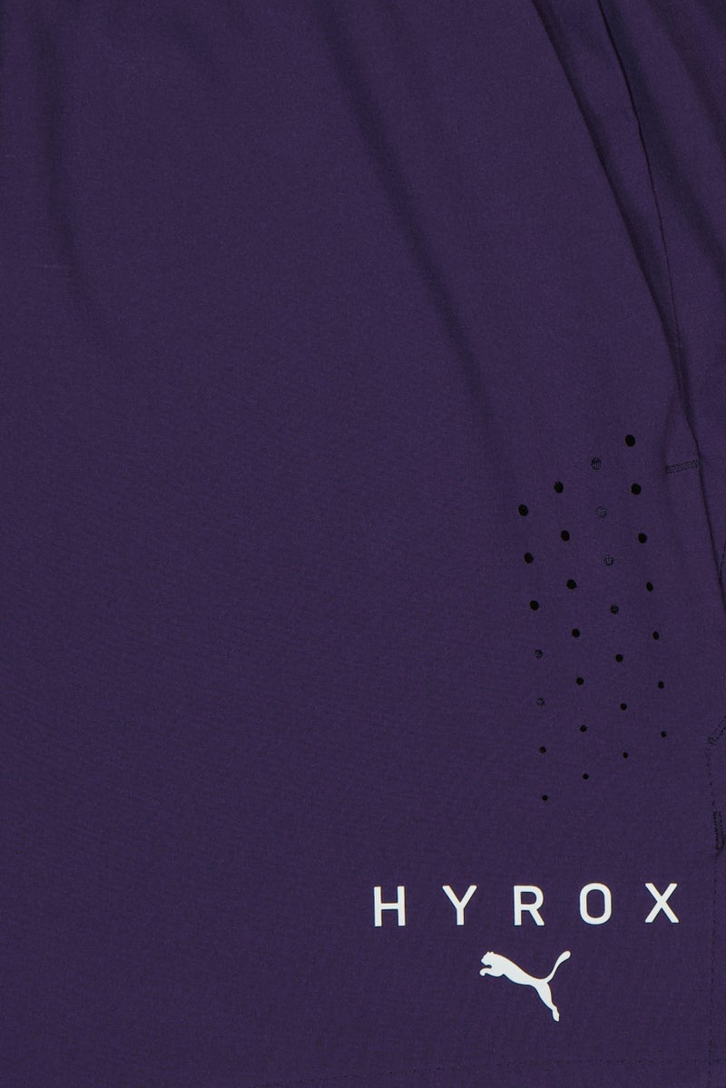 PUMA Men Sportswear Fit 5 Inseam Training Shorts, Dark Purple - Image 2