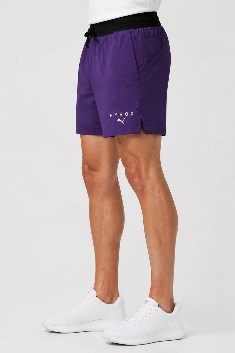 PUMA Men Sportswear Fit 5 Inseam Training Shorts, Dark Purple - Image 5