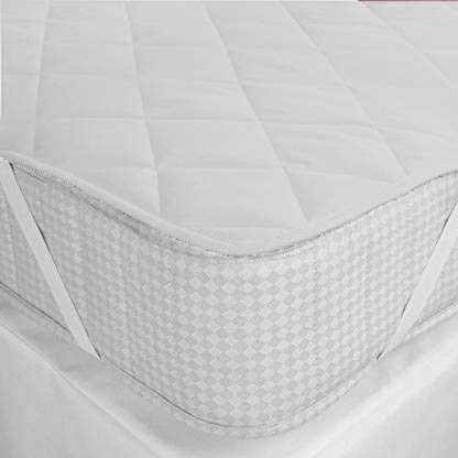 Rajasthan Crafts Premium King Size Double Bed Waterproof Mattress Protector Smooth Air Fabric Fits Up 10 Inch Deep Pocket Breathable Noiseless Cover and Washable (White, 72x78 Inch) - Image 2