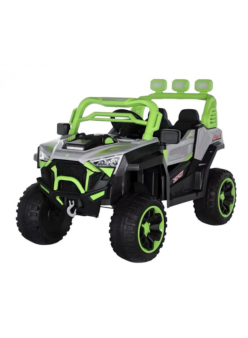 Cute ninos Electric kids car 2 motors 12 volts - openable doors - special lights - rocking mode - USB and AUX music - remote control  - Image 2