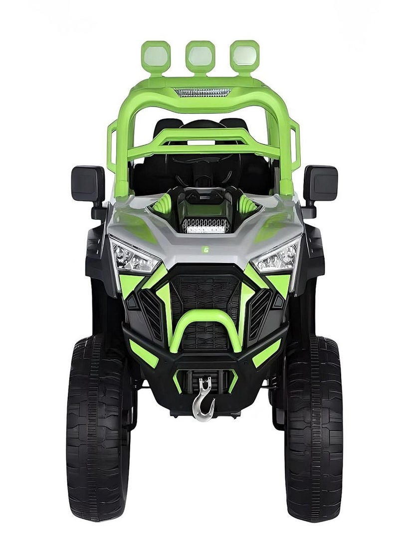 Cute ninos Electric kids car 2 motors 12 volts - openable doors - special lights - rocking mode - USB and AUX music - remote control  - Image 1