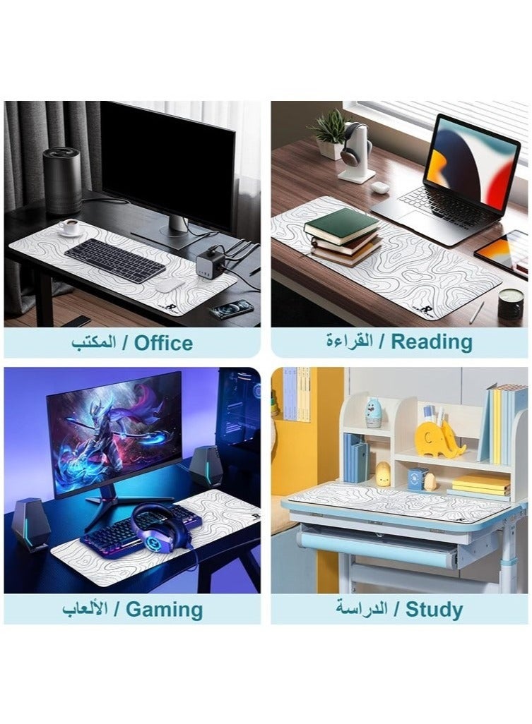 جاكت لوحة ماوس بخطوط تجريدية بسيطة 800 * 300 * 3 مم لوحة ماوس للألعاب لوحة ماوس كبيرة للمكتب لوحة مفاتيح الكمبيوتر غير قابلة للانزلاق - Image 4