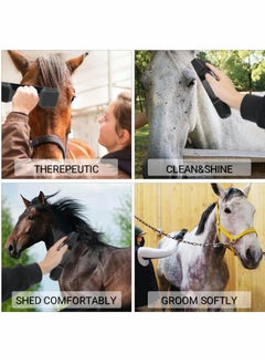 Excefore Horses Massage Comb, 6 in 1 Horse Root Brush, Horse Grooming Kit  - Image 4