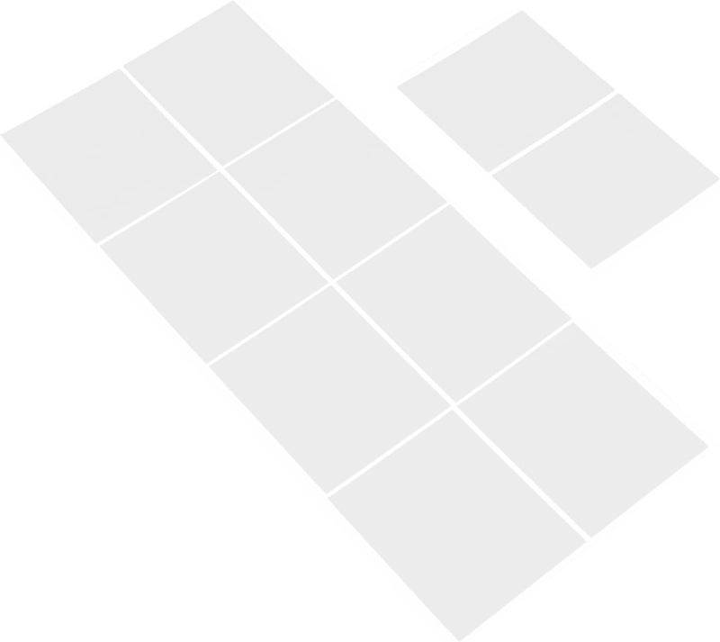 PRETYZOOM 10pcs Adhesive LED Light Diffuser Sheets White Softening Film 50um Thick for Office Home Ceiling Light Filtering - Image 1