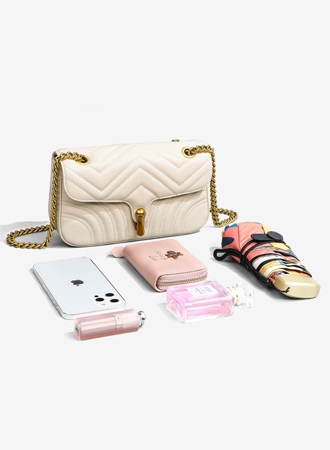 New Women's Chain Bag, Light Luxury Genuine Leather Crossbody Bag, Versatile Shoulder & Underarm Bag for Ladies - Image 4