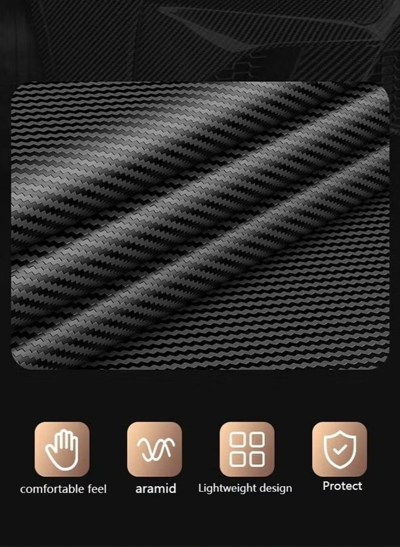 TEAM LUXURY Carbon Fiber Case Cover for Samsung S23 Ultra 5G, Compatible with Ma-g-safe - Texture Ultra Thin Fashion Ultra Touch Feel Minimalist Anti-Scratch Anti-Shock Case for S23 Ultra - Image 3