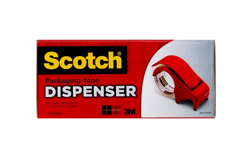 Scotch Packaging Tape Hand Dispenser (DP300-RD) - Image 1