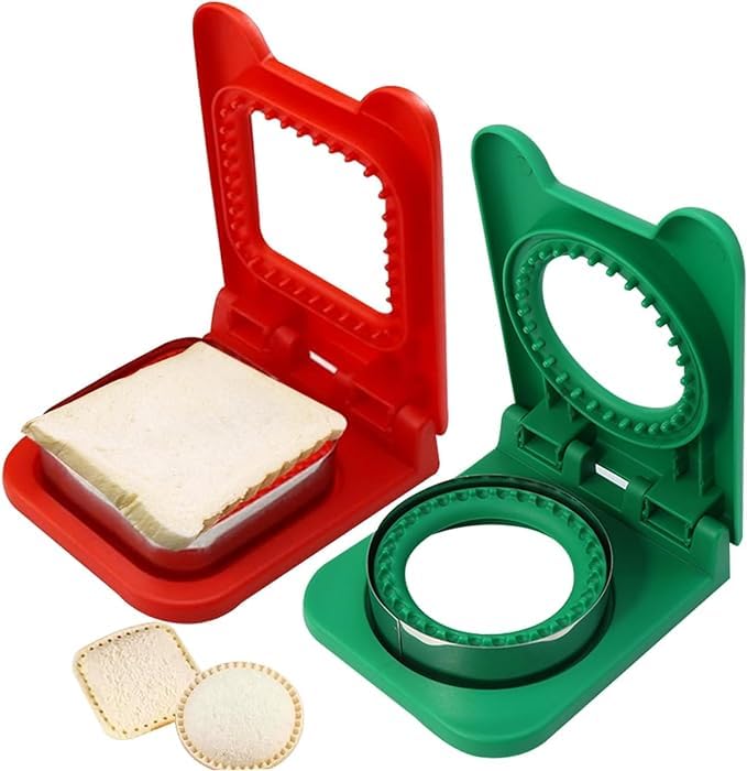 Roxbury Sandwich Cutter and Sealer Serrated Design Stainless Steel Makes Pocket Sandwiches Square and Round - Image 5