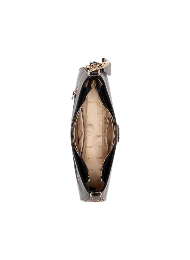 GUESS Womens Noelle Top Zip Shoulder Bag Handbag  - Image 4