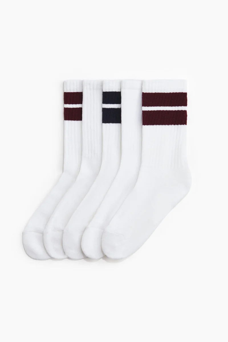 H&M 5-pack ribbed socks
