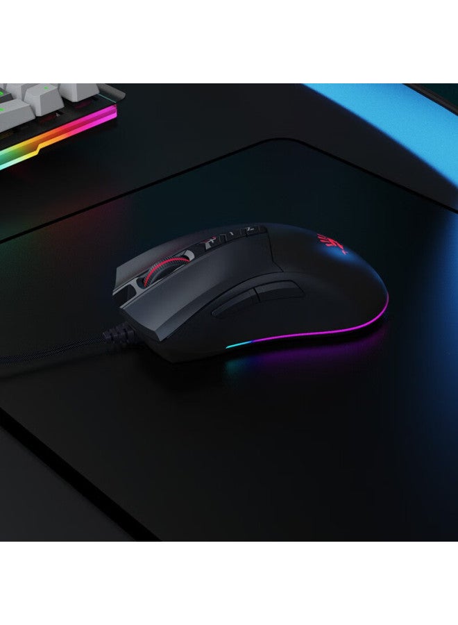 A4TECH ماوس الألعاب السلكي إيس 9 بلود هاند فانتوم، برمجة ماكرو، ميكانيكي، للابتوب وكمبيوتر سطح المكتب، ببجي، كول أوف ديوتي، ليج أوف ليجندز، ماوس كبير لليد، أسود غير لامع - Image 3