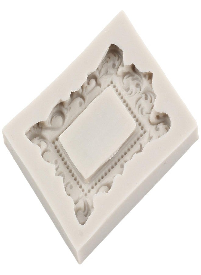YANQINMS Photo Frame Fondant Molds Picture Frames Silicone Mold Vintage Frame Molds For Cake Decorating Cupcake Topper Chocolate Gum Paste Candy Polymer Clay - Image 3