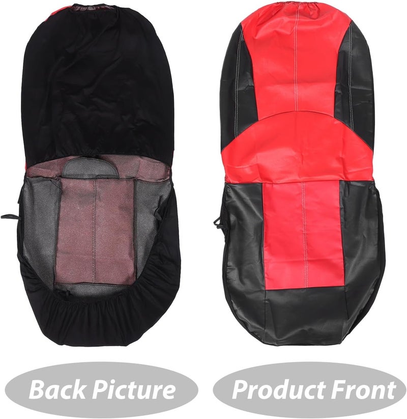 Car Seat Cover Set Front and Rear Breathable Waterproof Anti-Slip Protector for SUV Vehicles with Headrest Cover, Sturdy Automotive Interior Accessory - Image 2