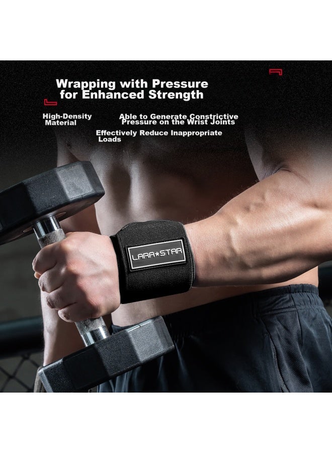 LAURASTAR Laura Star Fitness Wrist Support For Men, Bench Press Wrist Guard, Weightlifting Strength Training Anti-sprain Wrap, Sports Bandage, Army Green Upgraded Version - Image 2