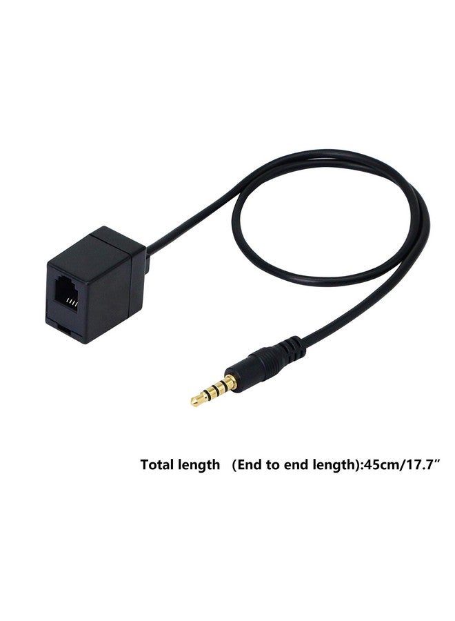 SinLoon Rj9 To 3.5Mm Telephone Adapter Cable Female Rj9 Headset To Male 3.5Mm Cell Phone Adapter Convert Rj9 Headphone To Smartphones Most Android Cellphone With 3.5Mm Headphone Jack(3.5 Rj9)  - Image 5