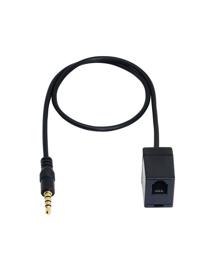 SinLoon Rj9 To 3.5Mm Telephone Adapter Cable Female Rj9 Headset To Male 3.5Mm Cell Phone Adapter Convert Rj9 Headphone To Smartphones Most Android Cellphone With 3.5Mm Headphone Jack(3.5 Rj9)  - Image 2