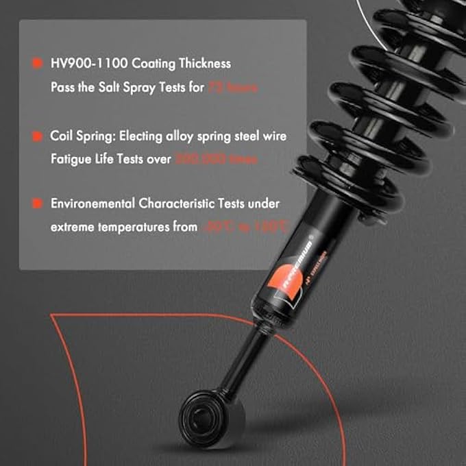 A-Premium Front Complete Strut And Coil Spring Assembly Compatible With Lexus Gx460 20172023 2Pc Set - Image 5