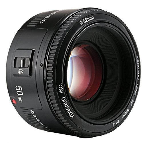 YONGNUO عدسة يونغنو YN 50 مم F/1.8 AF/MF بفتحة كبيرة للتركيز التلقائي لكاميرا كانون EF Mount EOS - Image 4