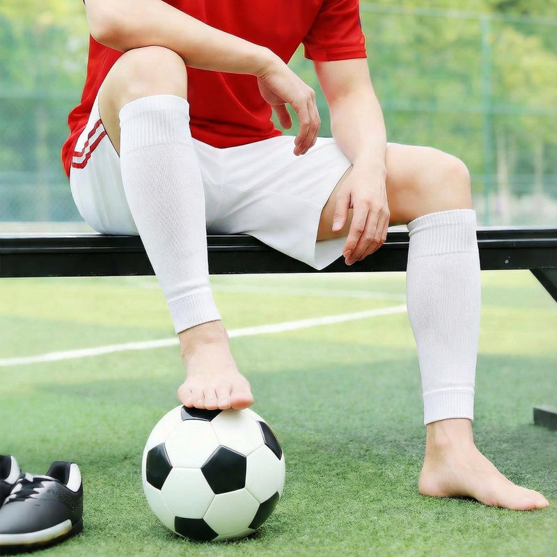 Vidroxin 3 Pairs Pre Cut Soccer Socks, Soccer Leg Sleeves Compatible With Grip Socks for Football Baseball Softball Rugby - Image 3