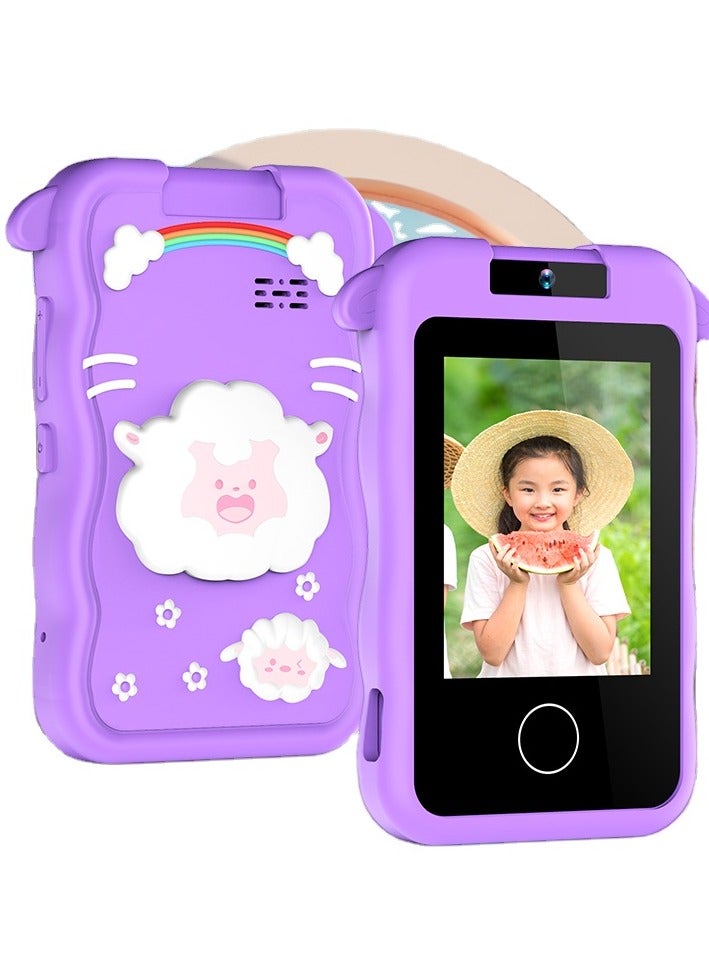 BlueFire New 2.8" Touch Screen Kids Smart Phone & Camera - 48MP Autofocus, 1080P Video, 180° Rotatable Lens, Puzzle Games, Music Player, Learning Toy Gift for Toddlers & Children - Image 1