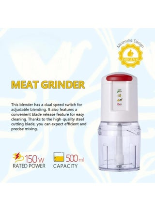 Electric Meat and onion grinder, capacity 500 Ml, power 150 watts - view 2