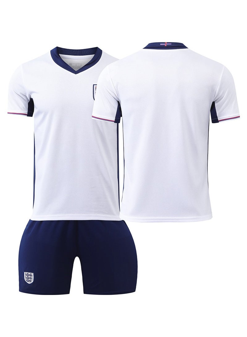 2024 European Cup England Children and Youth Football Uniform Two-piece Set No number - Image 1