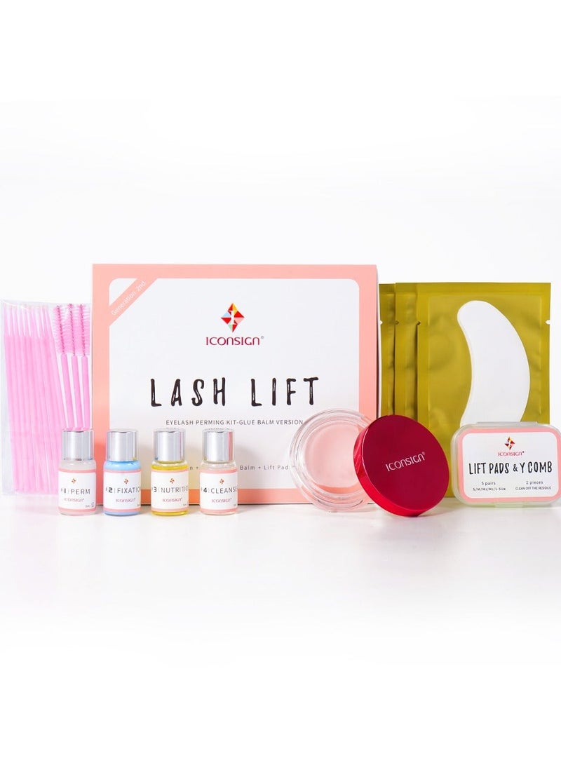 ICONSIGN Lash Lift Kit Eyelash Perming Kit Convenient Solid Glue Eyelash Enhancer Curly Eye Lash Make Up Tools - Image 2