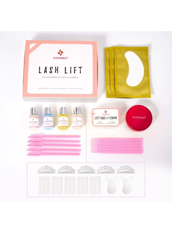 ICONSIGN Lash Lift Kit Eyelash Perming Kit Convenient Solid Glue Eyelash Enhancer Curly Eye Lash Make Up Tools - Image 3