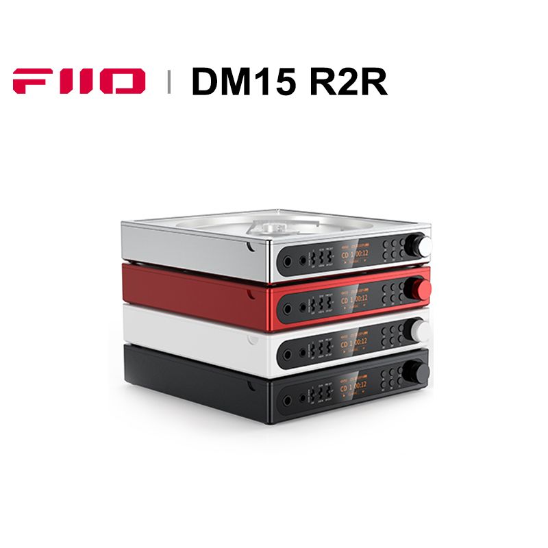 FiiO DM15 R2R Portable Stereo CD Player with 24-Bit R2R Dac, Usb/cd HiFi Audio, Gold - Image 2