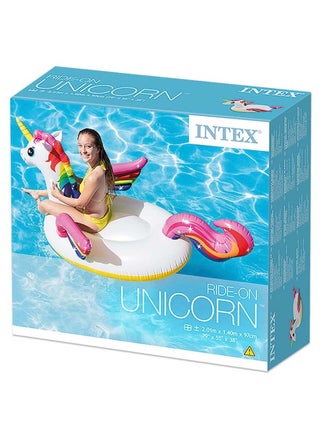 Intex - Unicorn Ride-On Inflatable Pool Float 201x140x97 cm - 57561EP - pzsku/ZE18ECC2FAC37317F4ADFZ/45/1745930794/f3d3cd79-ae9c-4799-b6c4-027811366cc2