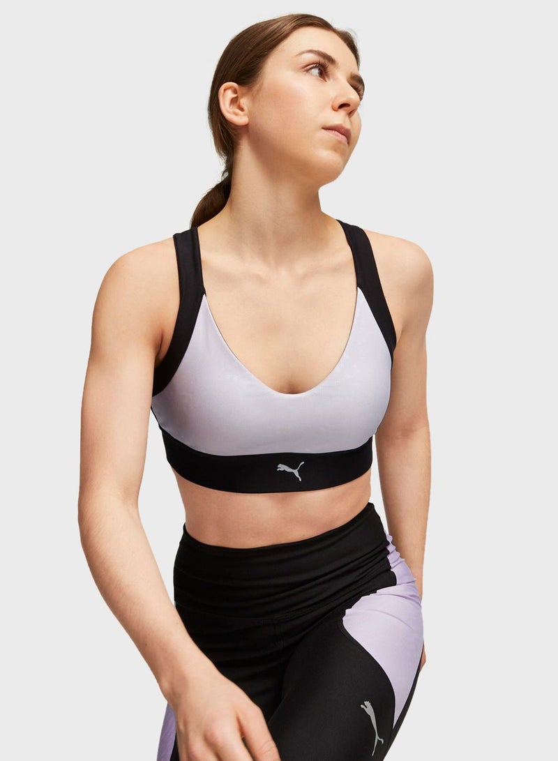 PUMA Reflective Aop Run High Impact Bra - Image 1