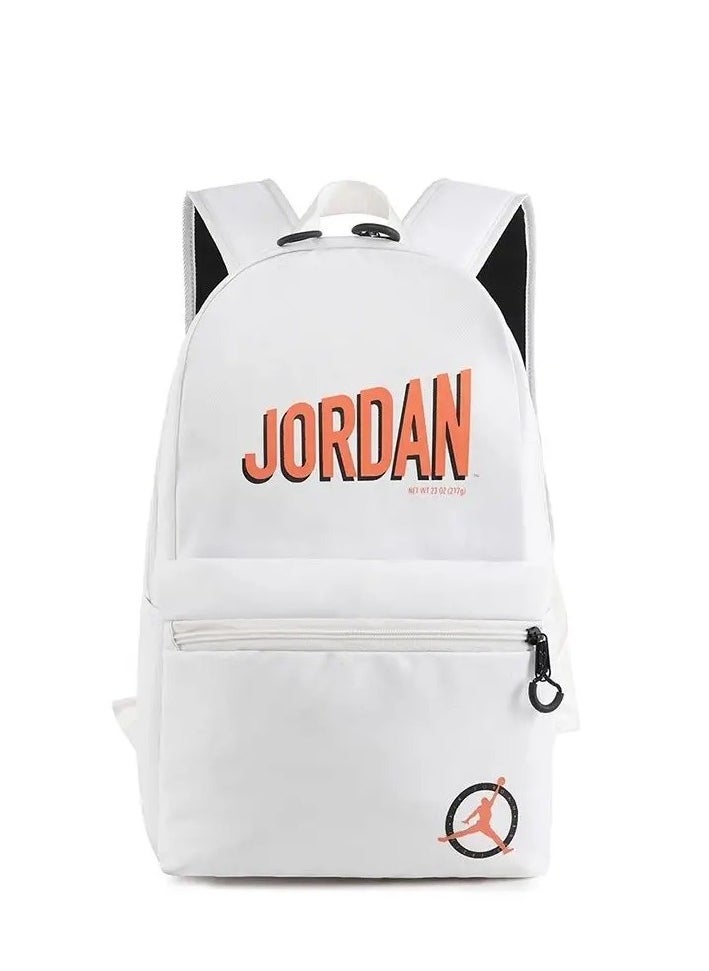 Jordans 【School season】 Printed Large Capacity Zipper Backpack School Bag Student Backpack Classic Backpack Laptop Backpack Colorful Backpack 