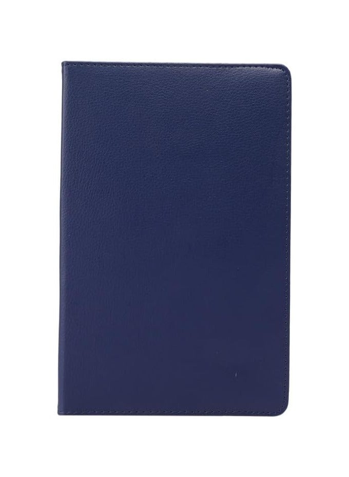 Redmi Pad SE 11 inch 2023 Tablet case for Protector Pebbled Rotating 360 Solid Color Protective Case Holster (Dark Blue) - Image 2