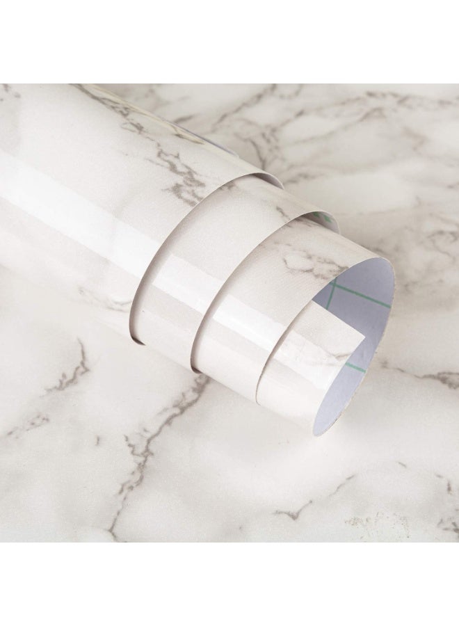 Marble Pattern Self-Adhesive Wallpaper – Waterproof & Easy to Clean for Walls & Surfaces – 5m × 60cm - Image 1